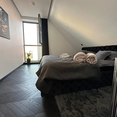 Baltic Riviera With Private Sauna 公寓 格但斯克