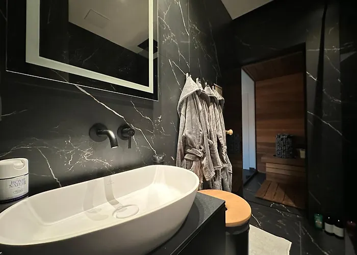 דירה Baltic Riviera With Private Sauna גדנסק